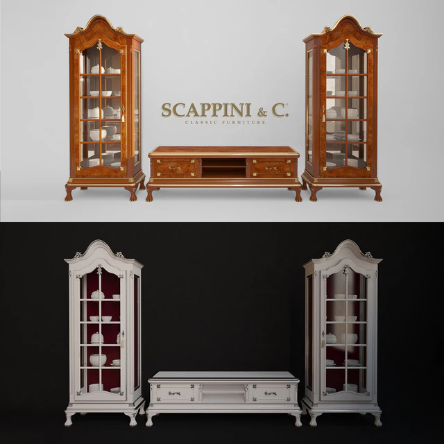 SCAPPINI SHOWCASE, TV Stand — Descargar