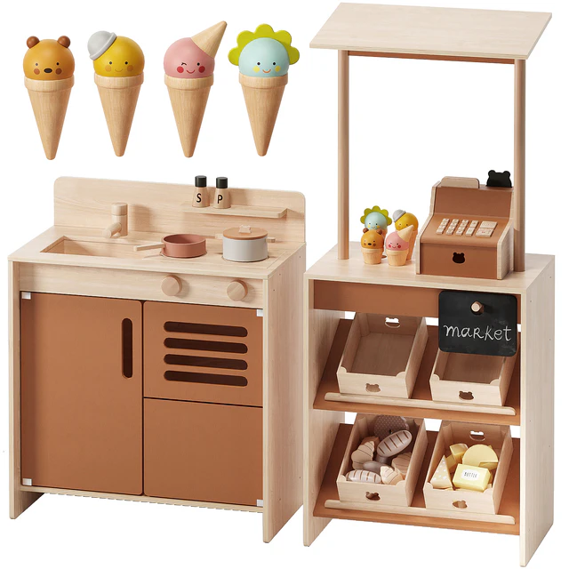 Liewood Mario Play Kitchen & Kimberly Mini Shop — Descargar