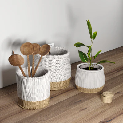 Decorative set with baskets 2 — Ver 3