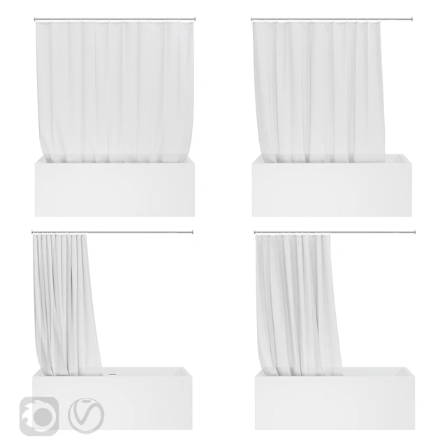Shower curtain and bathtub Knief shape 70 — Download