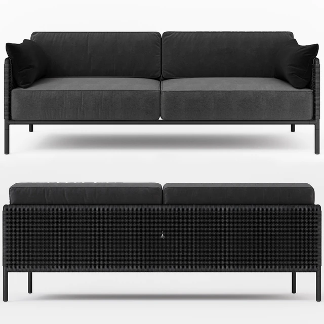 Encore Modern Garden 3 Seater Lounge Sofa — Descargar