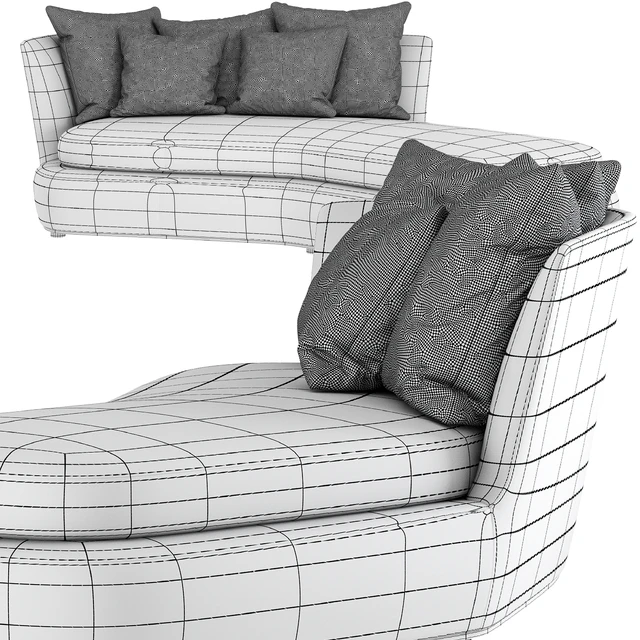 Sofa B&B Italia Maxalto Apollo — Скачать