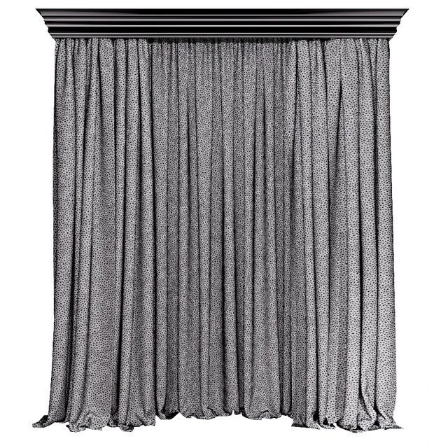Set of curtains (4 curtains and tulle) in the style of Provence 04. — Descargar