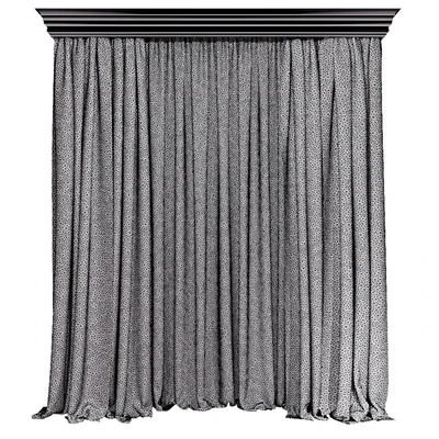 Set of curtains (4 curtains and tulle) in the style of Provence 04. — Ver 2