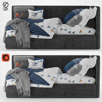 Single Beds 03 GIRLS and BOY — Ver 3