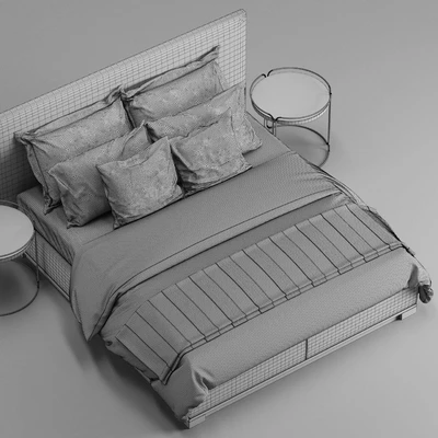 B&B italia Maxalto Bauci Ovidio bed — Ver 2