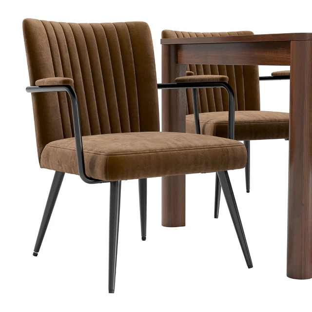 Dining chair Ronda and table Bergen Bgt35 — Descargar