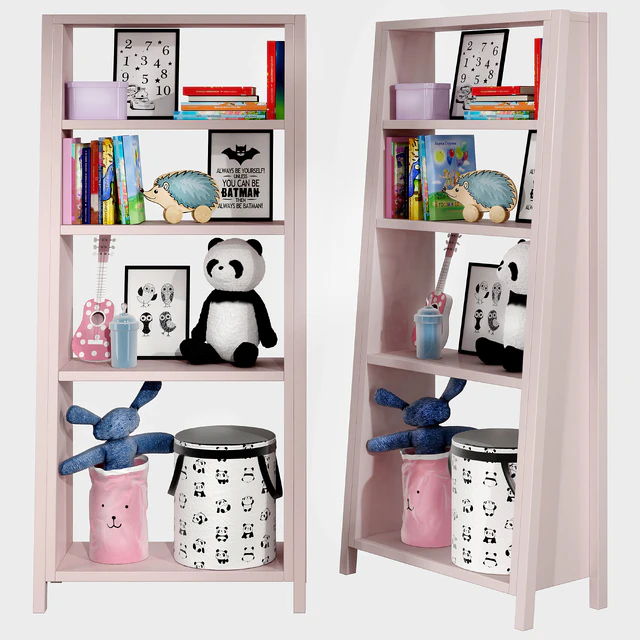 Kids bookshelf set 04 — Скачать