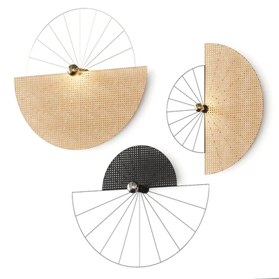 Aromas del Campo Ghaban Rattan Wall Lamps — Ver 1