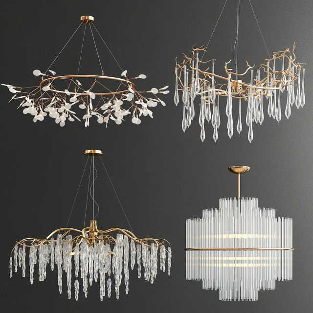 Four Exclusive Chandelier Collection 33 — Descargar