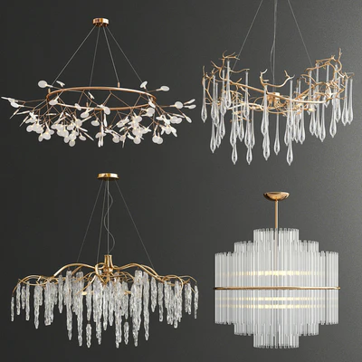 Four Exclusive Chandelier Collection 33 — Ver 1