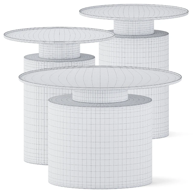 Pillar Coffee Tables by 101 Copenhagen / Кофейный столик — Скачать