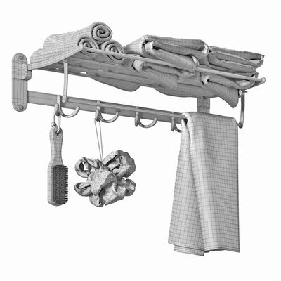 Zangra Foldaway Towel Rack — Вид 2