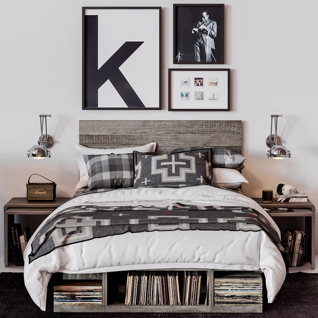 RH EMMETT STORAGE BED — Скачать