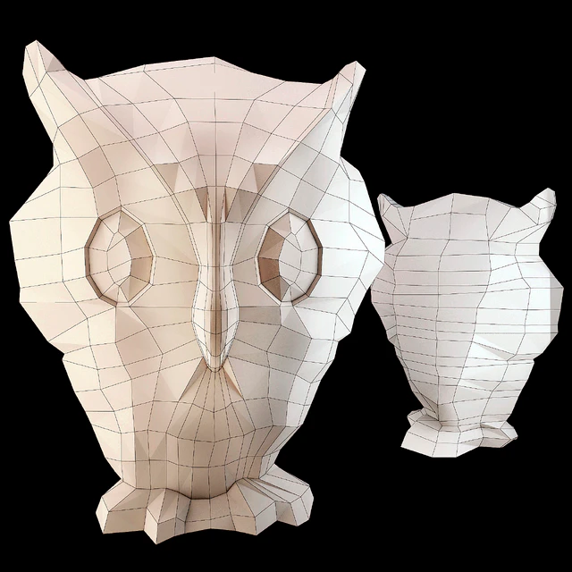 MaceSpace - Decorative Stylized Owl Decor — Скачать