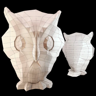 MaceSpace - Decorative Stylized Owl Decor — Вид 2