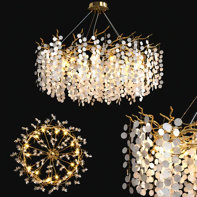 Coins Branching Chandelier — Вид 2