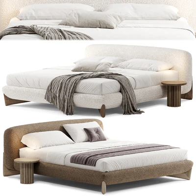 SOFTBAY Double Bed By Porada — Ver 4