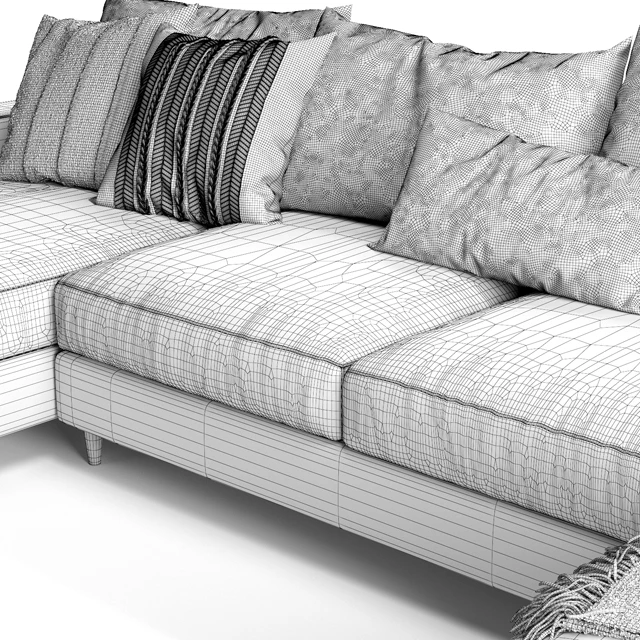 Sloan U-Sectional Sofa — Скачать