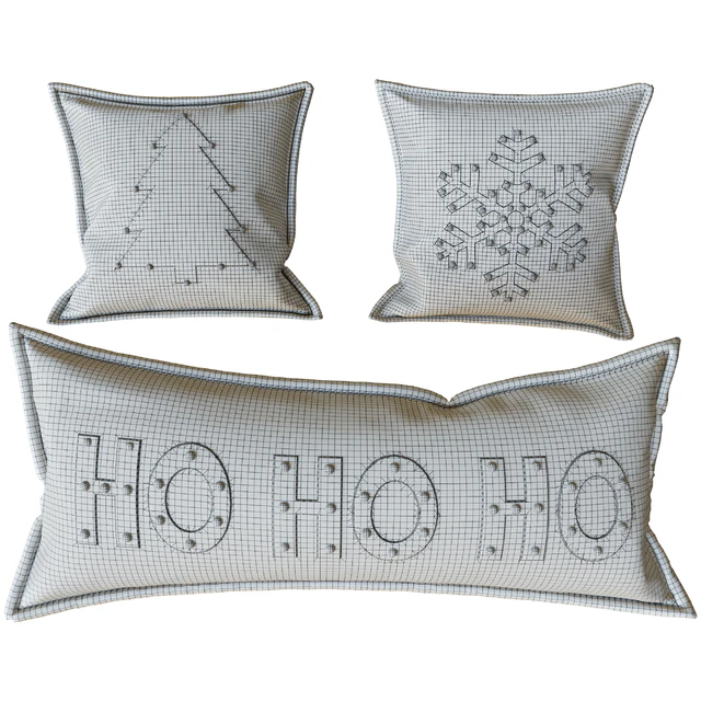 Decorative New Year's pillows — Descargar