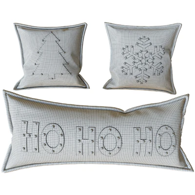 Decorative New Year's pillows — Ver 2