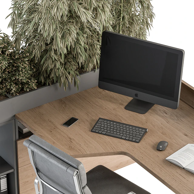 Employee Set - Office Furniture 348 — Descargar