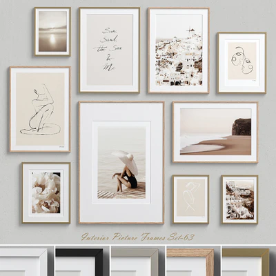 Interior Picture Frames Set-63 — Вид 1