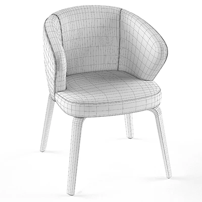 Mudi armchair and Pero round table set — Ver 2
