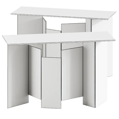 Tonelli Design METROPOLIS Rectangular console table — Ver 5