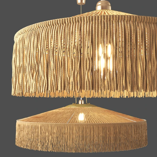 Fringe Parasol Pendants — Скачать