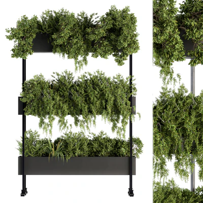 indoor Plant Set 215 -Plant Box Stand — Ver 1