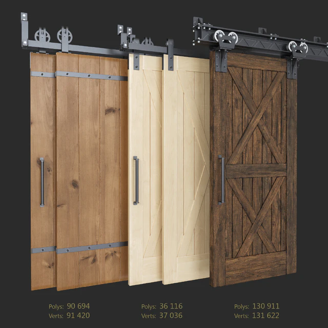 Раздвижная амбарная дверь (Garrick Barn, Classic, I-Beam) — Скачать