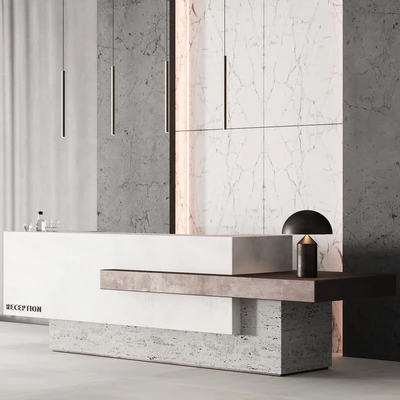 183 office furniture 03 reception desk 03 — Ver 6