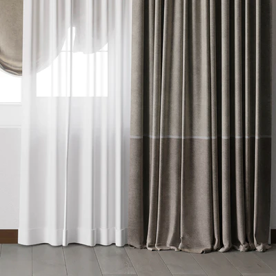 Hadi Curtain With Roman Blind 68 — Ver 4