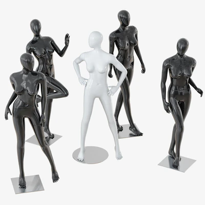 A collection of five faceless female mannequins 34 — Вид 3