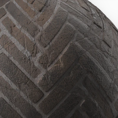 Pavement Materials 46- HerringBone Stone Paving | Sbsar Pbr 4k Seamless — Ver 5