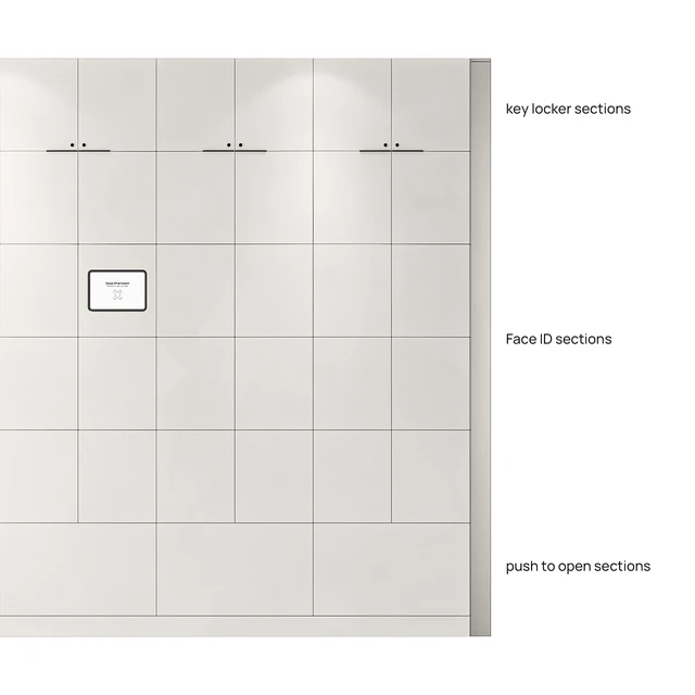 Office Locker with Face ID 02 — Скачать