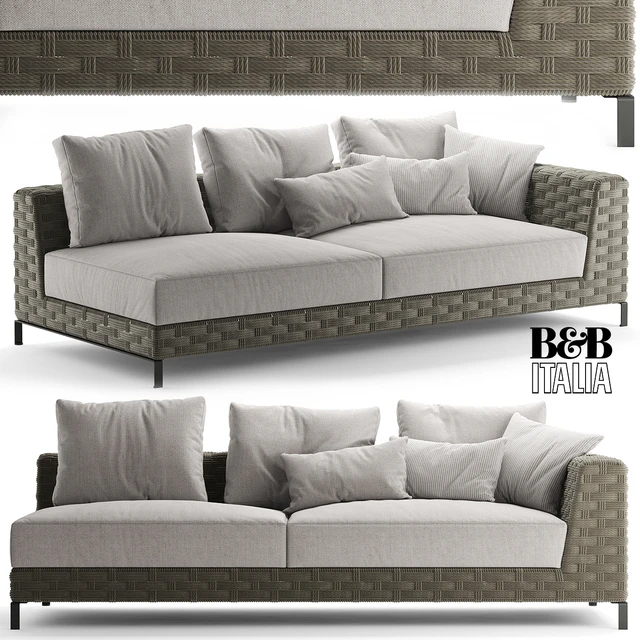 Диван bebitalia Ray Outdoor Natural — Скачать