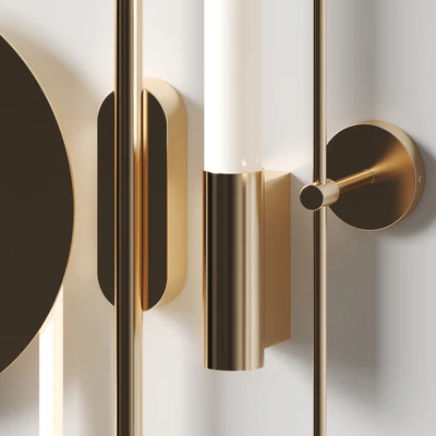Wall lamp set 6 — Ver 2