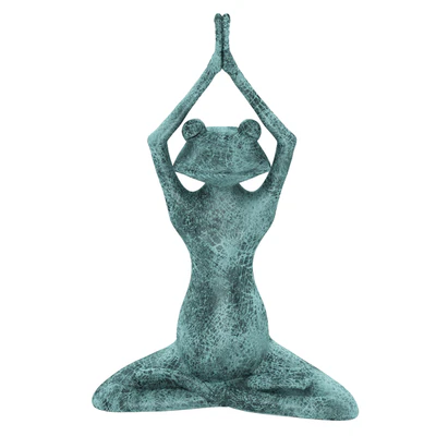 Stretching Yoga Frog Figurine — Вид 1