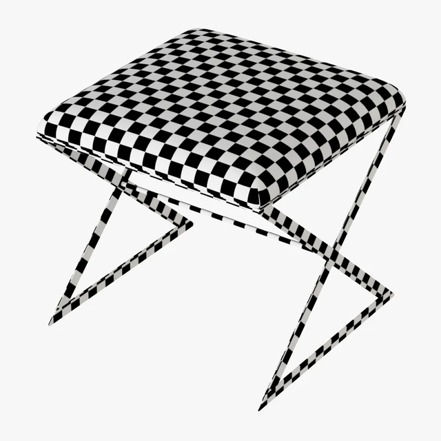 X-Side Gold Leaf Stool — Descargar