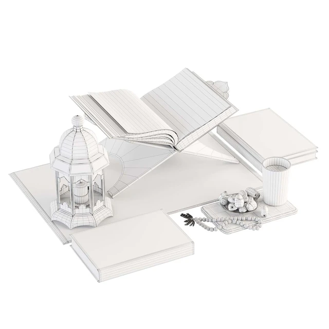 Decorative set of Iftar in the month of Ramadan — Descargar