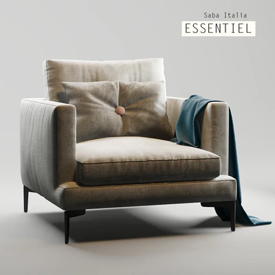 Armchair Essentiel Saba Italia Milano 2016 ESS POL B — Ver 1