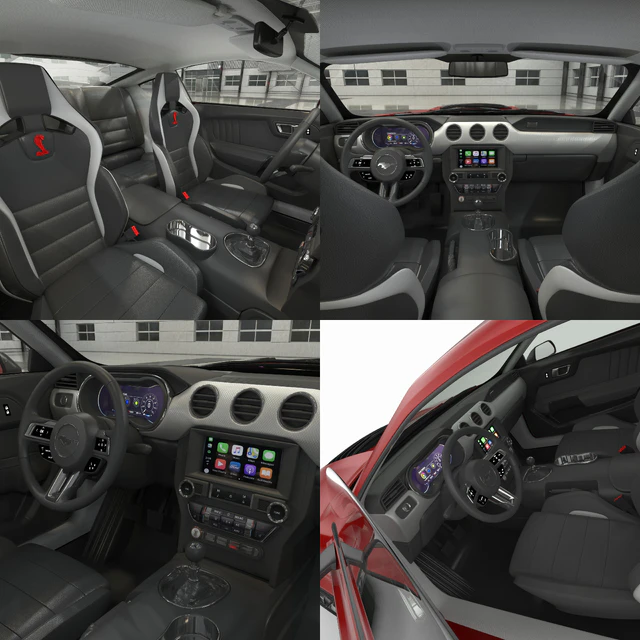 Ford Mustang Shelby GT500 2020 with HQ Interior — Descargar