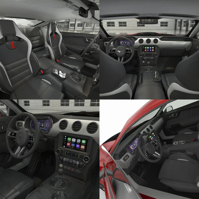 Ford Mustang Shelby GT500 2020 with HQ Interior — Ver 3