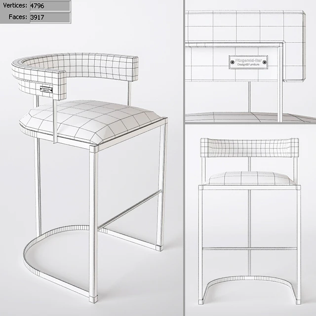 Барный стул Fitzgerald Bar Rooma Design & Furniture — Скачать