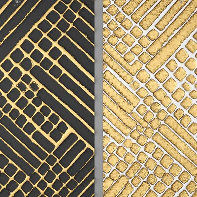 Декор для стены. Панель. 3D, декор для стены, картина, золото, люкс, luxury, декор, арт, современное искусство, абстракция — Вид 2