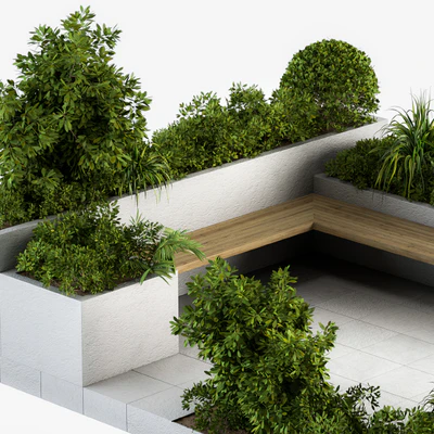 Roof Garden and Landscape Furniture 04 — Вид 4
