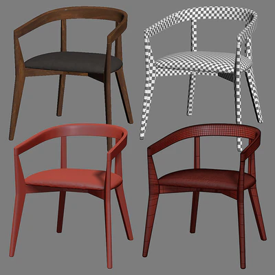 Cullen Shiitake Round Back Dining Chair — Вид 2