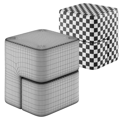 Pouf Rocha By Carpanese Home — Ver 2
